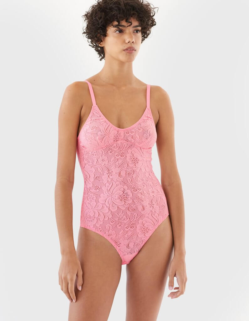 Araks pink lace bodysuit