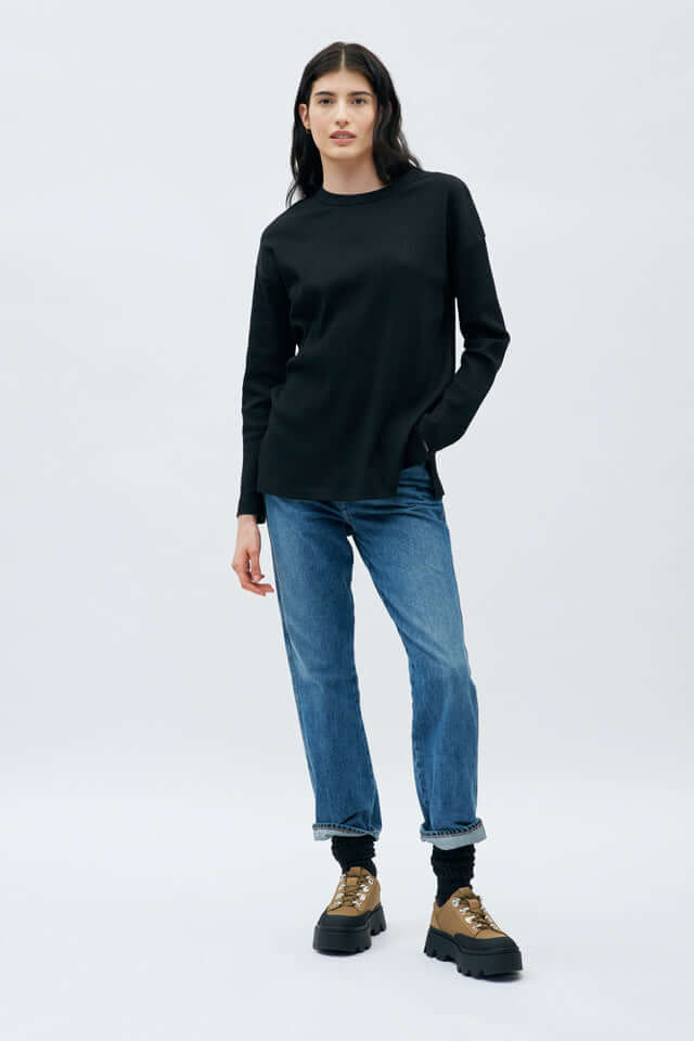 Kotn Womens long sleeve organic cotton tshirt