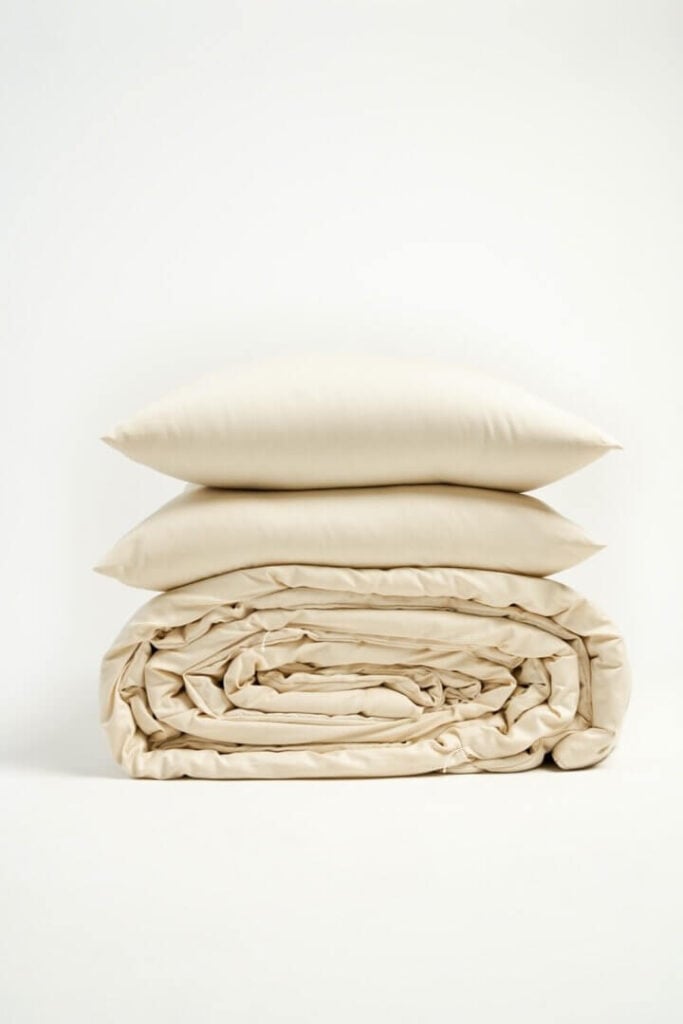 Takasa handmade organic cotton and wool comforter 